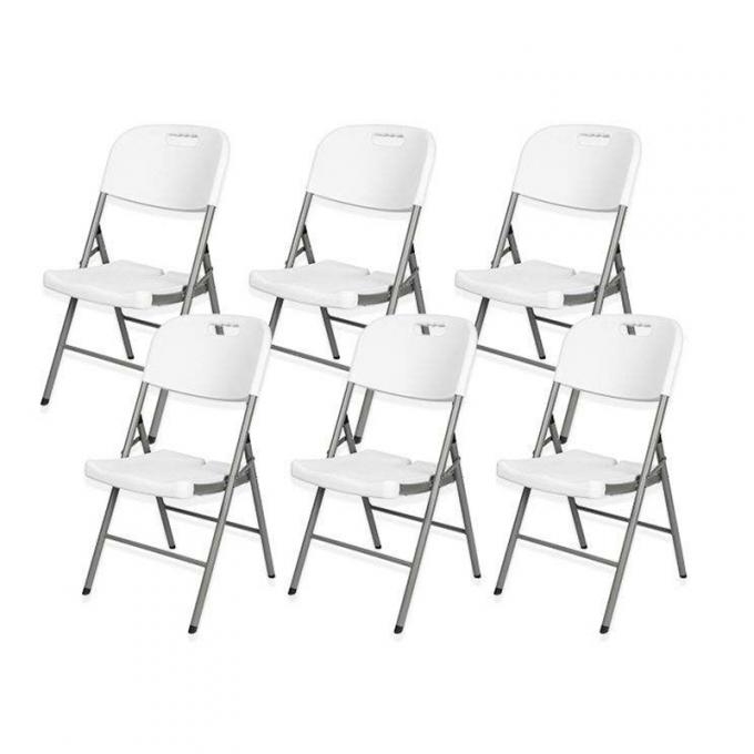 HDPE Plastic Folding Chairs Outdoor White Folding Chairs Plastic Customized